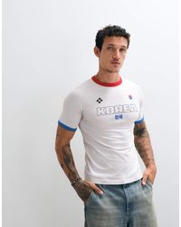 ASOS - Muscle Ringer T-shirt With Korea Football Graphic - Lyst