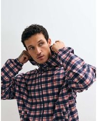 Collusion - Nylon Check Print Zip Up Track Jacket - Lyst