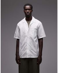 ARKET - Oversized Overhemd Van Poplin Met Textuur - Lyst