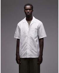 ARKET - Oversized Overhemd Van Poplin Met Textuur - Lyst