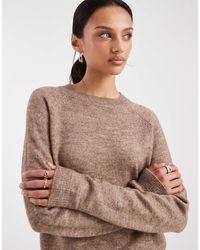 Pieces - – hochgeschlossener pullover - Lyst