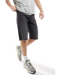Weekday - – civic – knielange jeans-shorts - Lyst