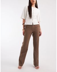 ASOS - Tailored Slim Straight Leg Pants - Lyst