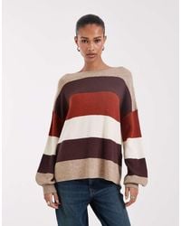 ONLY - Drop Shoulder Knit Sweater - Lyst