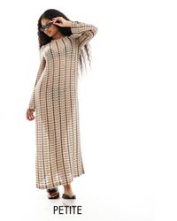 Vero Moda - Crochet Beach Maxi Dress - Lyst