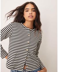 Vila - Button Up Cardigan - Lyst