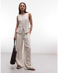 Noisy May - Loose Fit Linen Mix Trouser Co-ord - Lyst