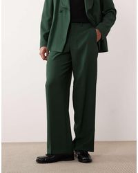 ASOS - Pantalones De Esmoquin De Pernera Ancha De - Lyst