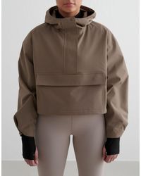 Aim'n - – nougat – wasserdichter, kurzer anorak - Lyst