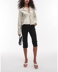 ARKET - Elegante Capribroek Met Structuur En Plat Gestikte Plooien Aan De Voorkant - Lyst