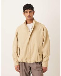ASOS - Oversized Funnel Neck Jacket - Lyst