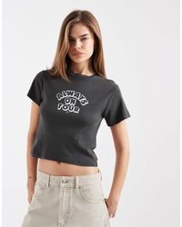 Levi's - Always - t-shirt effet rétréci à imprimé graphique - Lyst