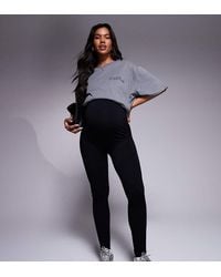 4505 - Maternity Icon Seamless Rib Gym legging - Lyst