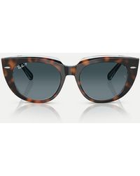 Ray-Ban - Doreen Square Polarised Sunglasses With Lens - Lyst