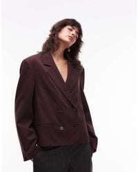 ASOS - Tailored Double Breasted Boxy Blazer - Lyst
