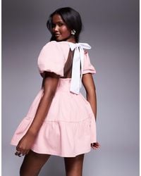 ASOS - – mini-skater-kleid - Lyst