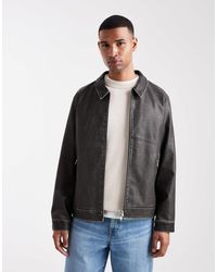 Jack & Jones - – harrington-jacke aus kunstleder - Lyst