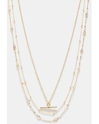 ASOS - Confezione Da 3 Collane Dorate Con Dettagli A Stella E Barretta A T - Lyst