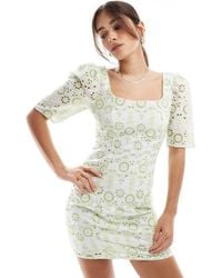 Collective The Label - Square Neck Mini Dress - Lyst