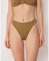 Calzedonia - High-Waist Brazilian Sophisticated Shine - Lyst