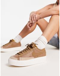 Nike - – blazer low platform – sneaker - Lyst