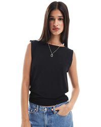 Jdy - Top Sin Mangas Efecto Cascada Con Diseño Reversible De - Lyst