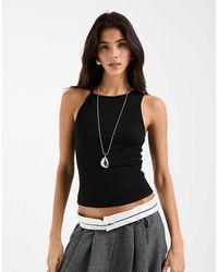 ASOS - Twist Detail Scoop Neck Cami - Lyst