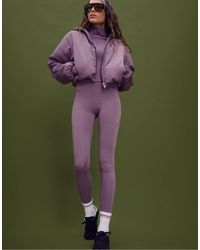 Stradivarius - Puffer Jacket With Puff Sleeves - Lyst