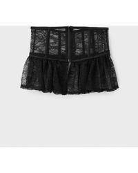 Stradivarius - Lace Corset Belt - Lyst