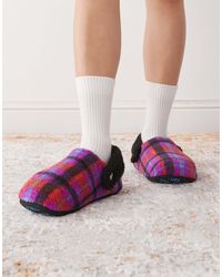 Crocs™ - Classic Cozzzy Plaid Slipper - Lyst