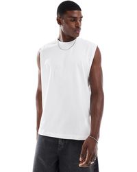 ASOS - Oversized Vest With Dropped Armholes - Lyst