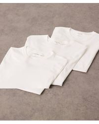 Calvin Klein - 3 Pack Loungewear T-shirts - Lyst