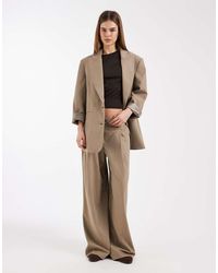 ASOS - Tailored Wide Leg Slouchy Trousers Co-ord - Lyst