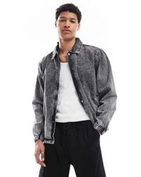 Brave Soul - Denim Coach Style Jacket - Lyst