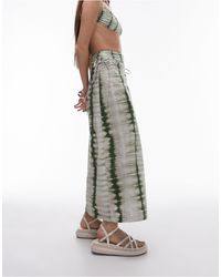 TOPSHOP - Wrap Sarong Skirt - Lyst