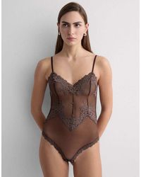 Intimissimi - Pretty Flowers Lace And Tulle Body - Lyst