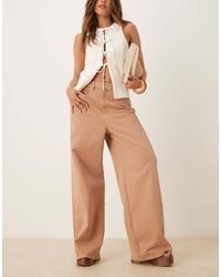 Mango - Mila Relaxed Straight Leg Jean - Lyst
