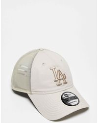 KTZ - La Dodgers 9twenty Washed Trucker Cap - Lyst