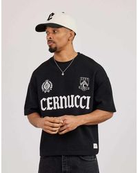 CERNUCCI - Boxy Waffle Print T-Shirt - Lyst