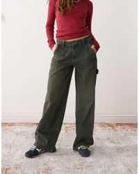 Dickies - Denim Timmermansbroek Met Wijde Pijpen - Lyst