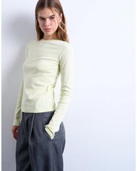 TOPSHOP - Long Sleeve Everyday Tee - Lyst