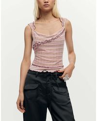 Desigual - Satin Cargo Pants - Lyst