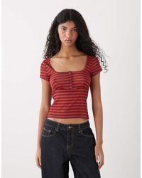Collusion - Babydoll Henley Top - Lyst