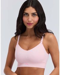 Boux Avenue - Nursing Bralette Ribbed Bow Embroidered Maternity Underwear - Lyst