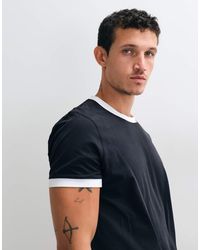 4505 - Shrunken Muscle Fit Cotton Baby Ringer Tee With Quick Dry Finish - Lyst