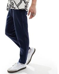 SELECTED - Slim Tapered Linen Mix Trouser - Lyst