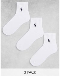 Polo Ralph Lauren - – e sportsocken im 3er-pack - Lyst