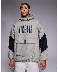 Nike - Air - veste - gris et noir - Lyst