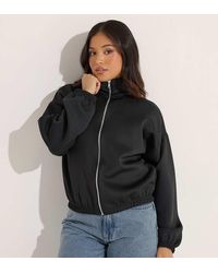 PixieGirl - Petite Funnel Neck Jacket - Lyst