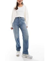 Levi's - Vaqueros Capri De Talle Muy Alto Y Corte Recto Con Lavado Vintage De -Azul - Lyst